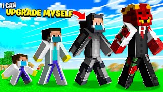 Minecraft But I Can Upgrade Myself  Minecraft In HIndi [upl. by Kolk]