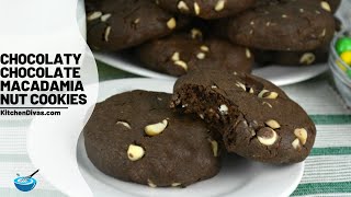 Chocolaty Chocolate Macadamia Nut Cookies [upl. by Eserahc]