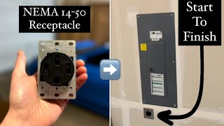 How To Install A 30405060 Amp Receptacle 240 Volts [upl. by Reivad]