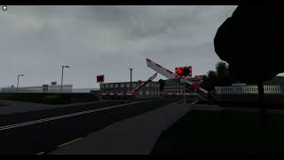 ROBLOX  DB New Folding Skirts Level Crossing Test [upl. by Llednav]