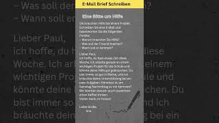 EMail Brief Schreiben A1 A2 B1Write an email letter A1 A2 B1 Geothe Prüfung [upl. by Nedrud]