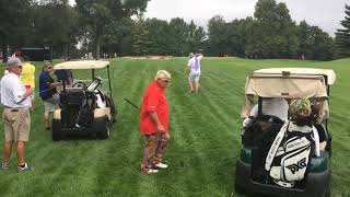 Watch John Daly hit shots in Ally Challenge proam [upl. by Scheld]