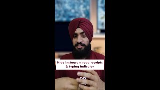 How To Hide Instagram Read Receipts and typing indicator [upl. by Anaoy]