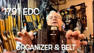 1791 EDC leather products EZ slide amp Action snap tool holsters and heavy duty work belt [upl. by Rhianna174]