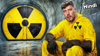 Survive 100 Days In Nuclear Bunker Win 500000 mrbeast hindi l Mr beast in hindi l ‪‪MrBeast [upl. by Beall447]