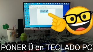 ⌨️ Como HACER el SIGNO de DIÉRESIS Ü en MI TECLADO DOS PUNTOS en la Ü FÁCIL y RÁPIDO [upl. by Surat]