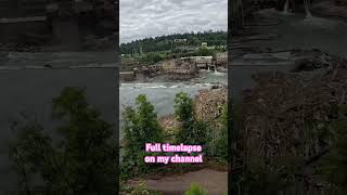 Willamette Falls Timelapse Portland Oregon timelapse portland oregon [upl. by Asilahs]