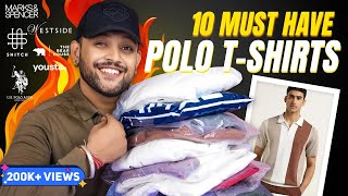 10 Best Polo ShirtsTShirts Outfit For Men on Myntra 🔥 Snitch US Polo  Haul 2024  ONE CHANCE [upl. by Adelaide]