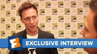 Tom Hiddleston  Thor  Exclusive Interview  Comic Con  FandangoMovies [upl. by Aivart]