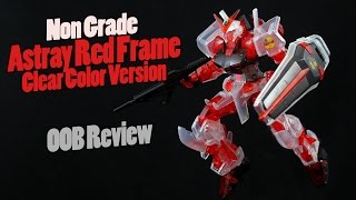 315  NG Gundam Astray Red Frame Clear Color Version OOB Review [upl. by Anamor947]