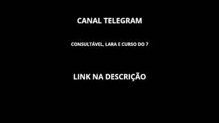 CANAL TELEGRAM INFOCC CONSULTAVEL LARAS E CURSO DO 7 [upl. by Hourihan]