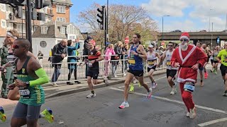 London Marathon 21st April 2024 Greenwich [upl. by Ennoved498]