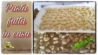 Pasta fresca fatta in casa  acqua e farina senza uova [upl. by Edythe]