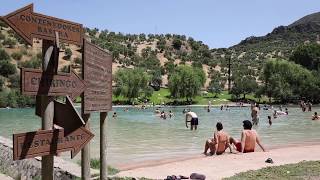 La playita de Zahara un oasis en mitad de la Sierra de Cádiz [upl. by Oidualc863]