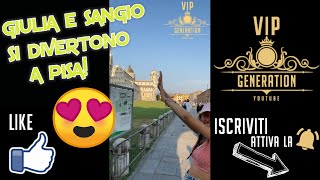 GIULIA E SANGIOVANNI SI DIVERTONO CON LA TORRE DI PISA😂🥰 SANGIULIA VIDEO  GIULIA STABILE TIKTOK [upl. by Phenica950]