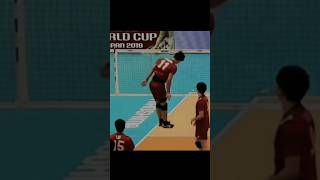 nishida sigma moment Japan player nishida beat player youtubeshorts trending volleyball [upl. by Henka996]