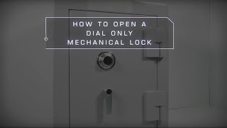 How to Open a Dial Combination Lock Safe [upl. by Orgel]