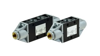 Pneumatic Air Pilot Control Valves  Pneumatically Operated Pneumatic Valves [upl. by Eelac95]