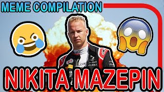 Nikita Mazepin MemeCrash Compilation s🅱️innala  F1 2023 [upl. by Nnagem]