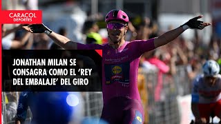 Jonathan Milan se consagra como el ‘Rey del Embalaje’ del Giro [upl. by Asilrac403]