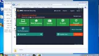 Offline Installer of AVG Internet Security 2013  How To Install AVG IS 2013 [upl. by Ylremik]