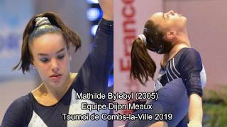 Mathilde Bylebyl 2005 tournoi international de CombslaVille 2019 [upl. by Imuya]