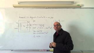 Magnetic Circuits IX Magnetic circuit with an air gap Ex12 solution 1632014 [upl. by Levram]