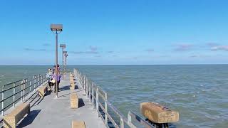 Edgewater Park fishing pier Cleveland Ohio [upl. by Agnese757]