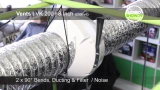 Fan Test VENTS VK200  Hydromag Grow Test Review [upl. by Hannover]