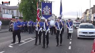 Pride of the Village FB Coagh No 2  Derryloran Boyne Defenders FB 55th Anniversary Parade 2023 [upl. by Anelec]