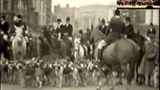 Quorn Hunt Meet Loughborough Market Place Boxing Day 1954 [upl. by Tori472]