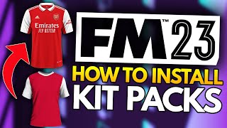 How to install kit packs in FM23 [upl. by Annohsed]