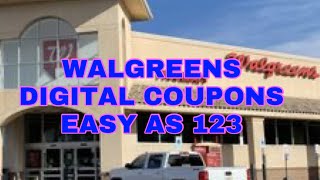 WALGREENS DEALS OF THE WEEK EASY ASS ONE TO THREE DIGITAL COUPONS [upl. by Arriet889]