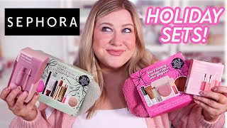 SEPHORA HOLIDAY SETS ARE HERE Sephora Favorites  Rare Beauty [upl. by Groos]