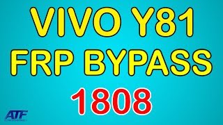 VIVO Y811808 FRP BYPASS BY MRT DONGLE [upl. by Hubble22]