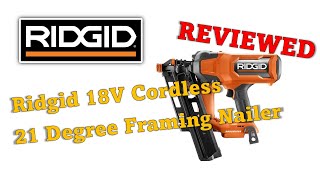 Ridgid 18v Framing Nailer [upl. by O'Connor647]