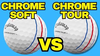 Cutting Open Chrome Soft vs Chrome Tour Callaway Golf Balls What’s Inside [upl. by Chrisy]