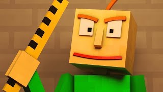 quotBasics in Behaviorquot  Baldis Basics Animated Minecraft Music Video [upl. by Samanthia]