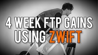 HOW I INCREASED MY FTP IN 4 WEEKS USING ZWIFT [upl. by Aelram717]