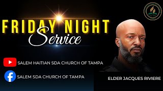 SALEM HAITIAN SDA CHURCH OF TAMPA  FRIDAY NIGHT PRAYER SERVICE  012624 [upl. by Ricoriki]