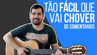 VIOLÃO FAZ CHOVER Toque no Altar Como tocar simplificado só 4 acordes [upl. by Laurin6]