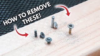 How To Remove Stripped Screws Broken Screw Heads And Nails  12 Different Ways DIY Tips And Tricks [upl. by Ann588]