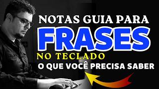 FRASES E DEDILHADOS NO TECLADO PARA INICIANTES  NOTAS ALVO POR NATU SIMÃO [upl. by Ketchan710]