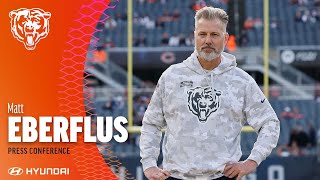 Matt Eberflus on change at offensive coordinator  Chicago Bears [upl. by Finnigan554]