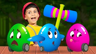 Surprise Eggs Transport Kids Songs  BabyBillion  Nursery Rhymes [upl. by Clarisse]