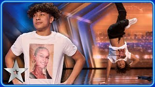 13yearold Leon Ung ROCKS Måneskin dance performance  Auditions  BGT 2024 [upl. by Mahmud140]