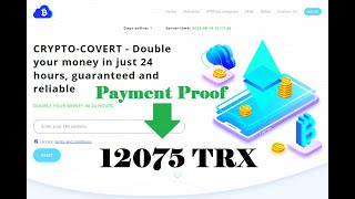 Crypto covertltd Live Payment Proof 12075 TRX  Dubai Admin 2192023 [upl. by Adiaroz796]