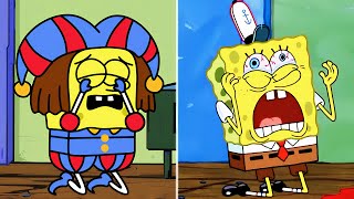 SpongeBob turned into Digital Circus Kaufmo animation [upl. by Cila812]