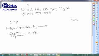 Volumenes aditivos Problemas concentracion Tema 3 Quimica 1º Bachillerato AINTE Cynthia [upl. by Noek]