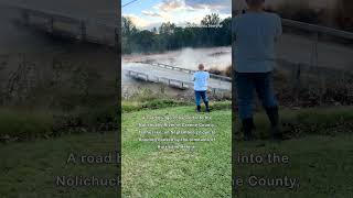 Bridge Collapses in East Tennessee Due to Powerful Helene Floods [upl. by Kohl]